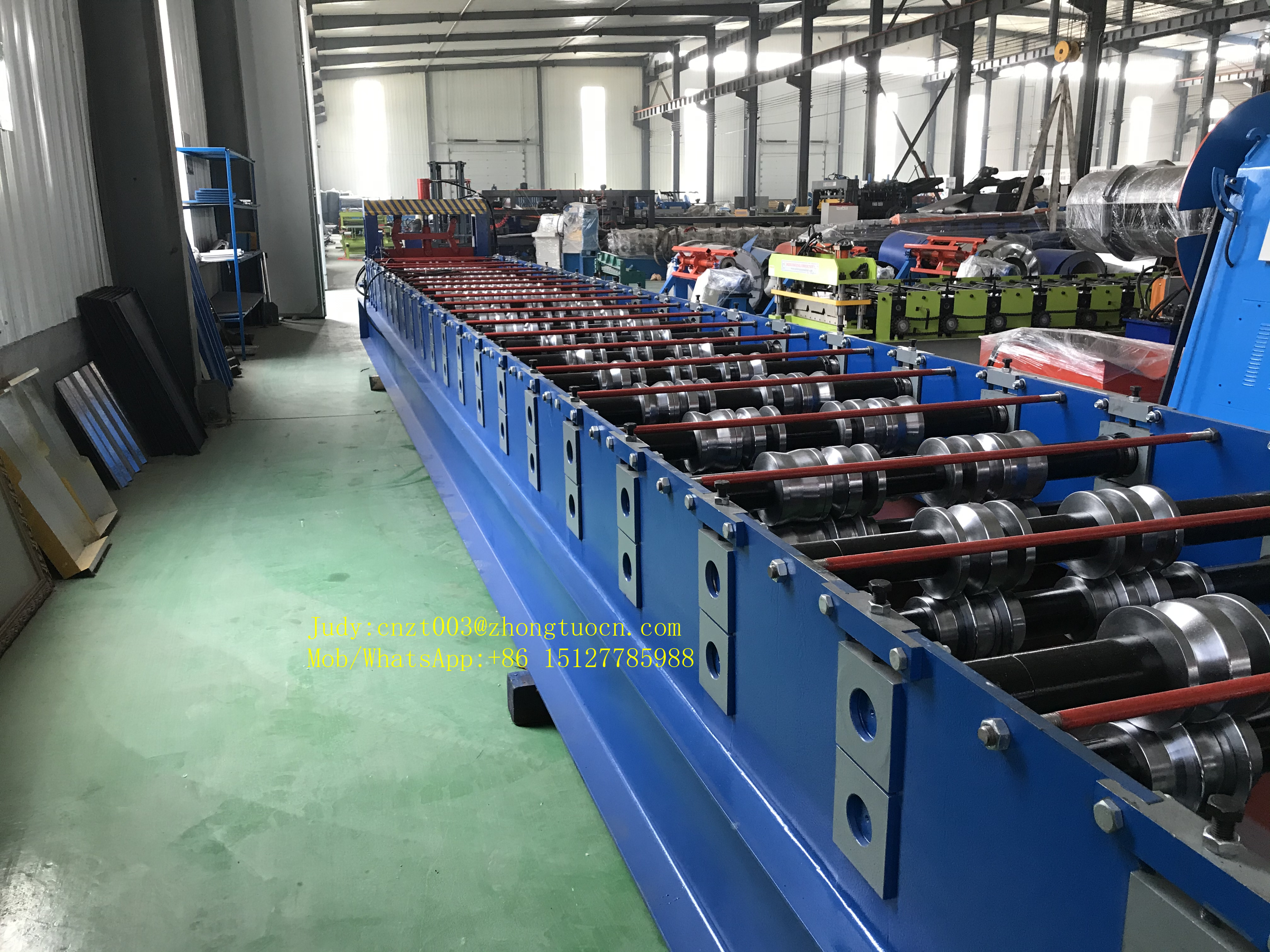 Steel deck roll forming machine for villa house