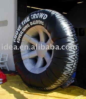 Product Replicas, Inflatable Tire, Car Tire, Advertising Balloon, Giant Tire, Inflatable models