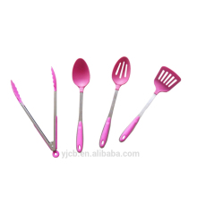 Wholesale Pink Nylon Non-stick Kitchen Utensil Set