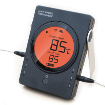 Thermomètre à viande de barbecue de gril de Bluetooth de transmission sans fil de 196ft 6 canaux