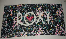 China wholesale velour reactive printed beach towel