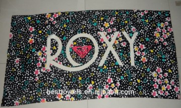 China wholesale velour reactive printed beach towel