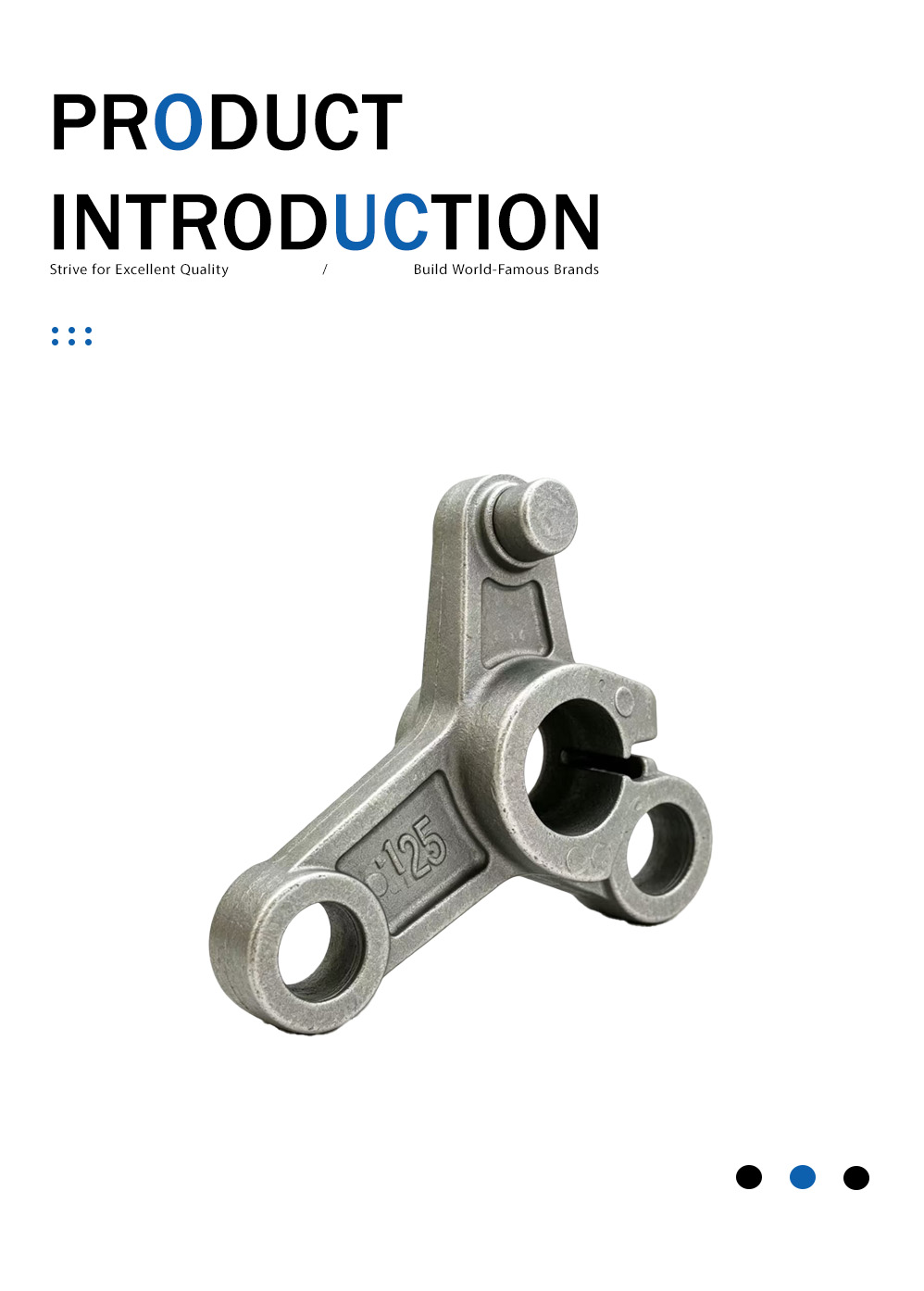 Литье переходного шатуна Transition Connecting Rod Joint Casting
