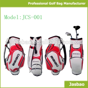 Custom leather golf caddie bag & golf cart bag