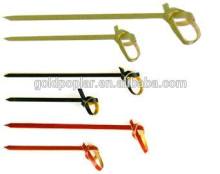 Colored Knotted Bamboo Skewers