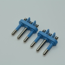 EU Brass Plug Insert for 3-Pin Italian Electrical Plugs