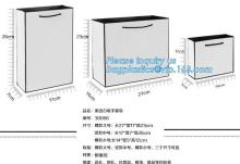 window paper bag fresh flower bag with clear window customized shape or color, paper gift wine packing with handles