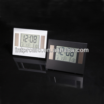Multifunciton solar powered digital clock