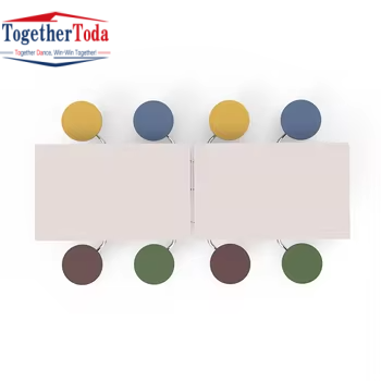 School Canteen Metal Stable Dining Table and Chair