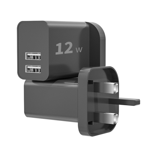 5V 3.1A 2.4A Adaptador móvel 12W Carregador de parede