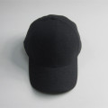 Thick Black Blank Felt Baseball Cap