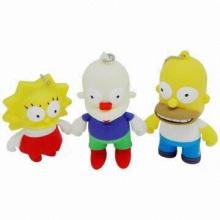 The Simpsons Movie USB Flash Drive with 1 to 32GB Memory Capacity and Free Packing