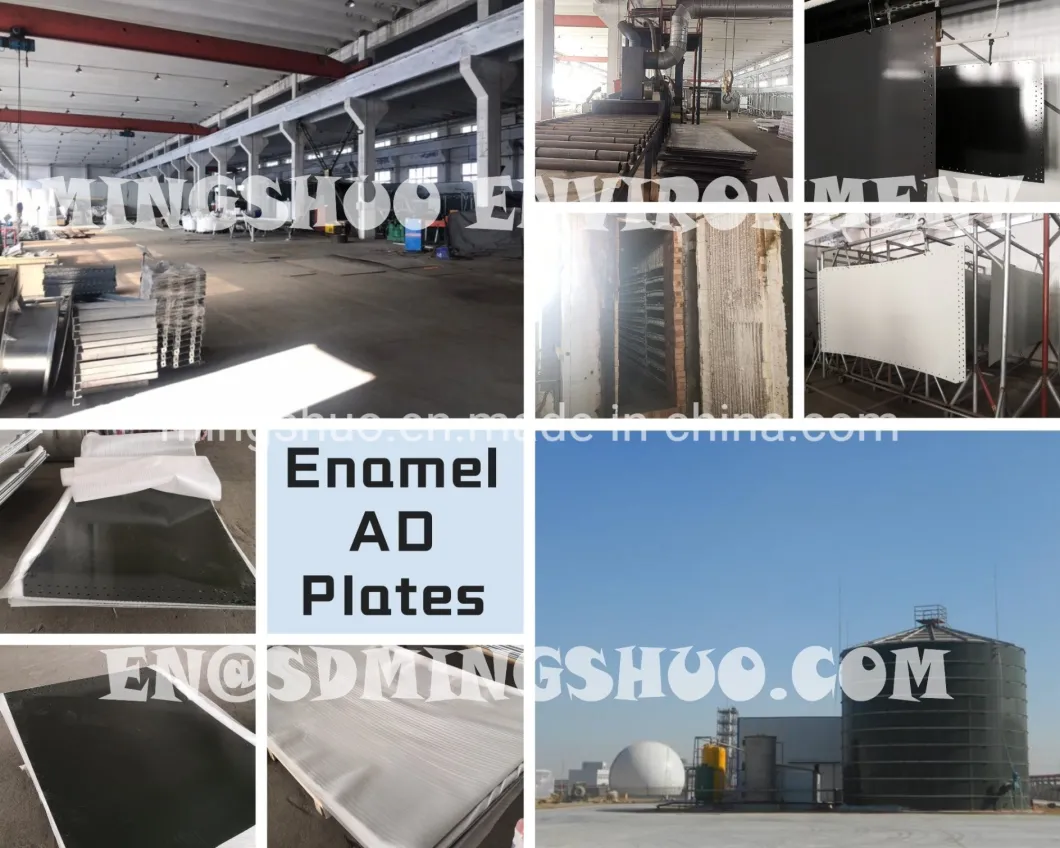 Enamel Steel Anaerobic Digestion Reactor for Wastewater Treatment Plant