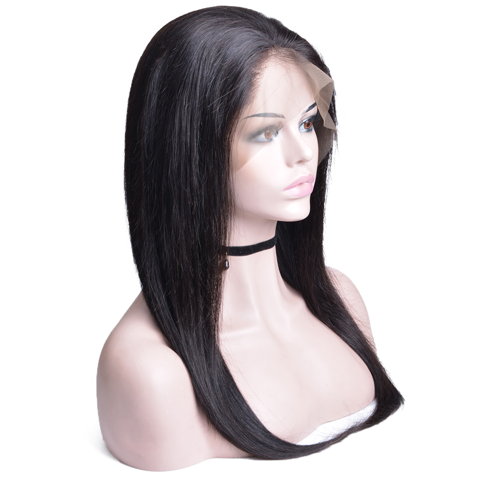 The Original Quality Products Brazilian Virgin Human Hair Lace Front Wigs Straight Human Lace Wig