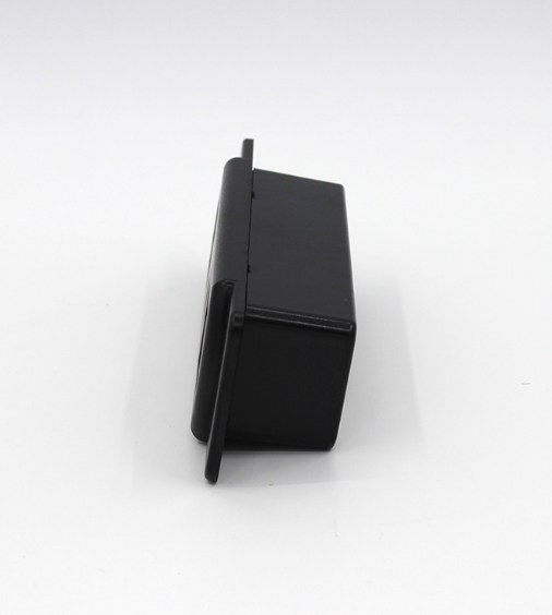 2 enchufes con banda de alimentación empotrada negra 2 Sockets Black Recessed Power Stripe