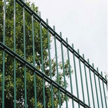 welded double wire mesh fence