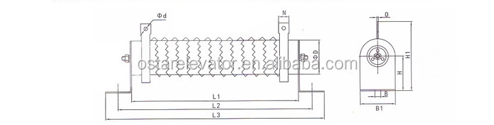 Elevator Braking Resistor Corrugated Resistor