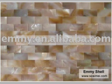Brownlip sea shell MOP mosaic wall tiles