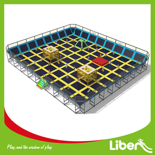 Amusement park Equipment best fitness trampoline