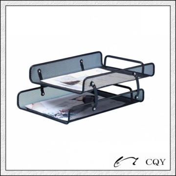 wire mesh desk file tray