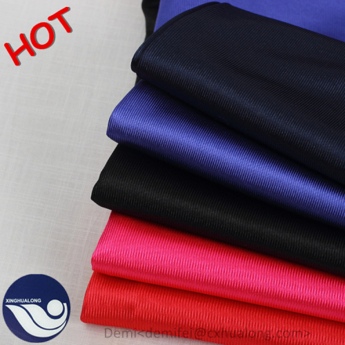 100 polyester tricot dazzle plain fabric coat / lining / trousers