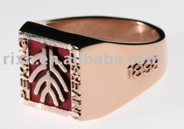 titanium graduate ring