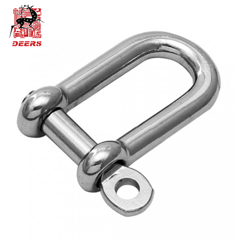 High quality 316 stainless steel marine hardware M4 d shackle