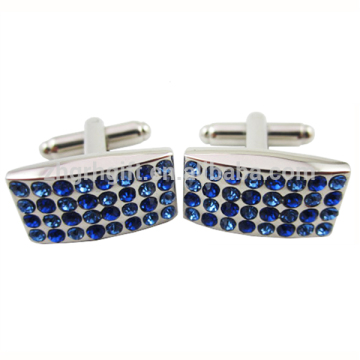 Novelty gift cheap luxury silver cufflinks blank sterling silver