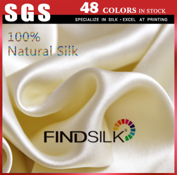 Pongee Silk Fabric in Solid Colors
