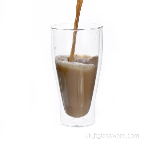 Високоякісна скляна чашка для кави