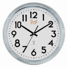 Radio-controlled Wall Clock, Customized Colors and Dials are Welcome