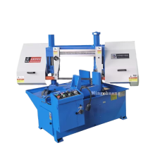 Semi-Automatic Hydraulic Metal Cutting Band Saw Machine at 45 Degree Angle