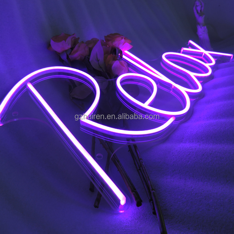 Drop Shipping Eye-Catching LED Neon Lights Sign Logo Custom Made Home/Bar/Store Decorative Light Neon Sign