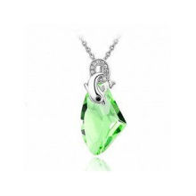Fashion classic dolphins of love crystal pendant