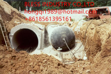 culvert balloon inflated rubber balloon  for culvert construction