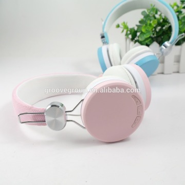 Hisonic wireless purple headphone, wireless headphone with memory card