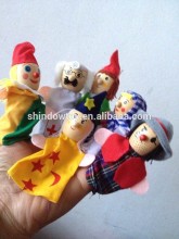 Plush finger puppet fairy tale toy