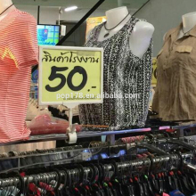 plastic pop display frame with clip for clothes shelf promotions