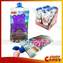 Liquid marshmallow cream candy