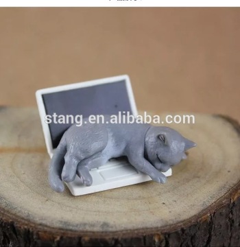 Authentic computer money little black cat/flowers