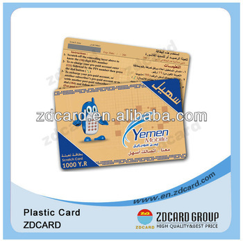 High Quality Prepaid Recharge Phone Cards