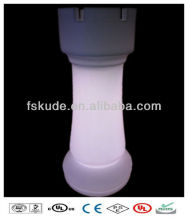 Color Changeable Plastic LED Outdoor Lamp , plastic led floor lamp