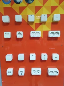 Surface Mounted Wall Switch and Socket Outlet