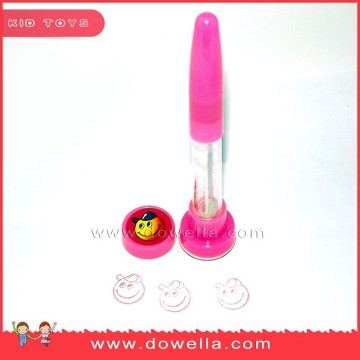 promotional ballpoint pen with cartoon stamp