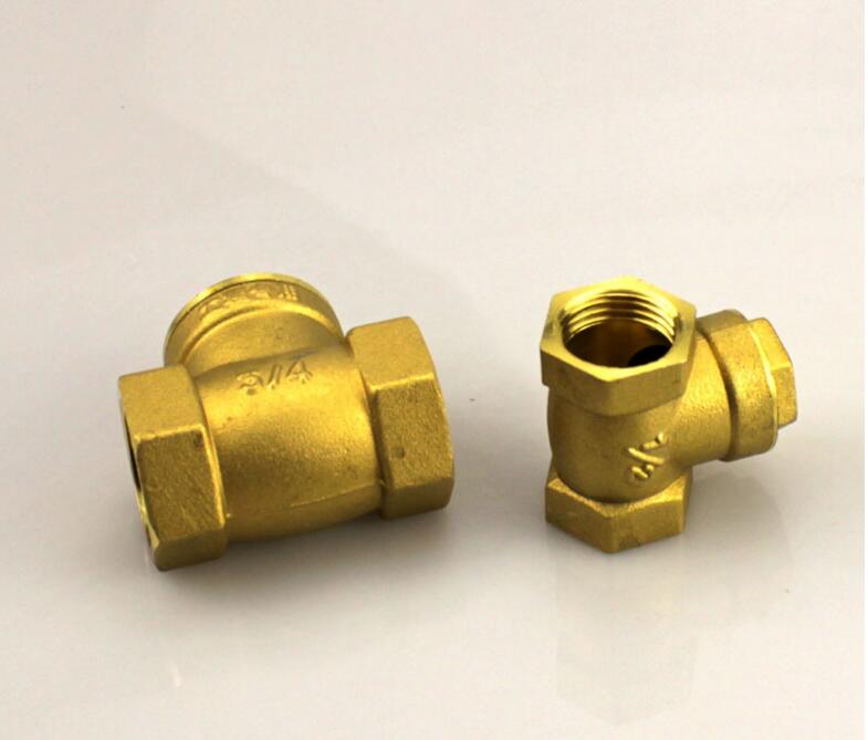 Brass Copper Horizontal Type check valve, non-returning valve for water pump