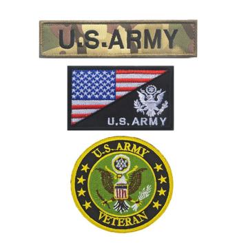Broderi Militär Patch Army Tactical Morale Patches