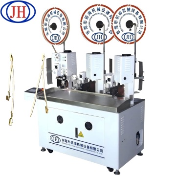 Fully automatic double wire combined crimping machine