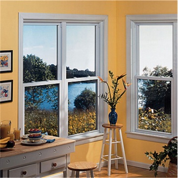 Aluminum Double Hung Vertical Gliding Windows