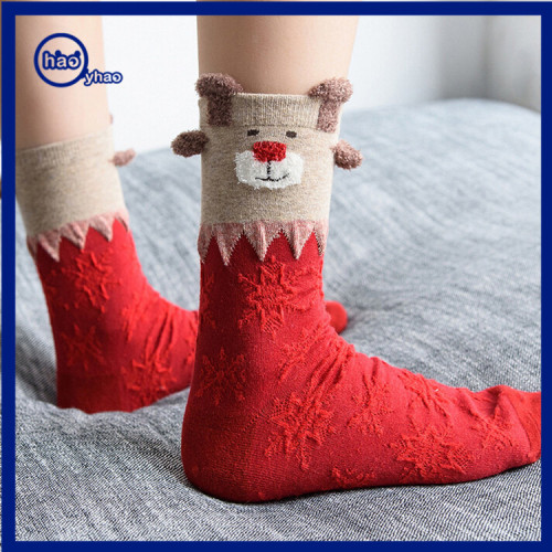 Yhao No Minimum Order Warm Funny Christmas Cozy Socks Top Quality Socks