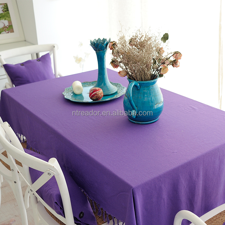 100% polyester wedding table cloth damask table linens for sale